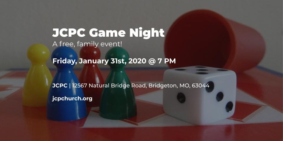 JCPC Game Night JCPC Game Night